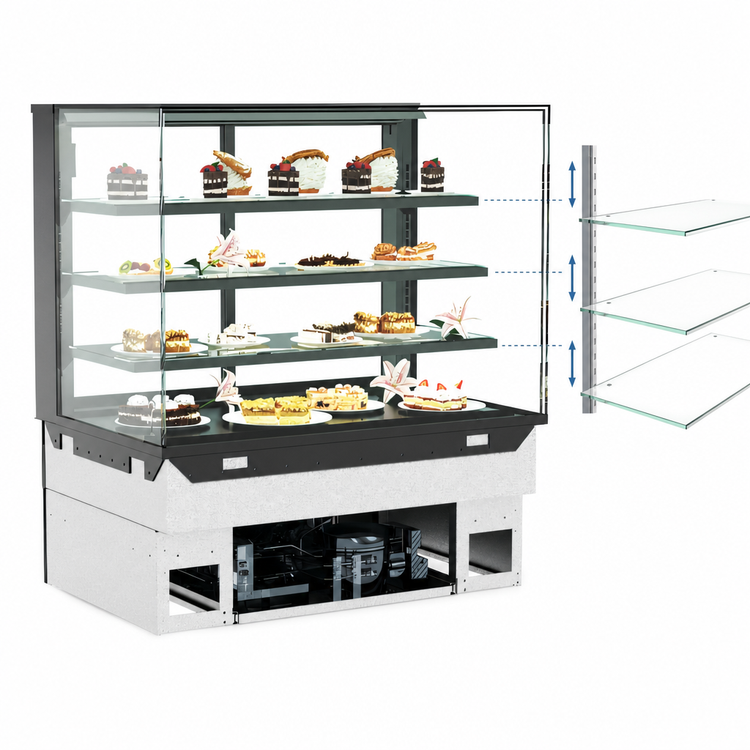 Product image #4 for Structural Concepts Reveal 59-3/4-Inch Full-Service Self-Contained Refrigerated Slide-In Deli Case