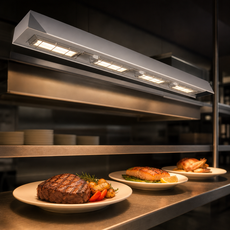 Product image #4 for Hatco Ultra-Glo 48-Inch Lighted High-Watt Ceramic Infrared Strip Heater