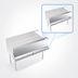 Thumbnail image #4 for Krowne Royal Series Single 46-Inch Stainless Steel Speed Rail Locking Cover
