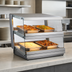 Thumbnail image #4 for Countertop 2-Shelf Heated Pass-Through Hot Food Display Station, 3 Cu. Ft., 120V