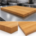 Thumbnail image #4 for Appalachian Red Oak Edge-Grain Island Countertop, 48 x 30 x 1-1/2 Inch, Varnique Finish
