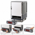 Thumbnail image #4 for Metro C5 3 Series Half-Height Heated Holding Cabinet with Gray Insulation Armour, Solid Door, 17-Pan Capacity