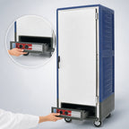 Thumbnail image #4 for Metro C5 Insulation Armour C539-CFS-L-BU Heated Holding and Proofing Cabinet, Full Height Mobile, 35-Pan, 120V, Blue