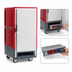 Thumbnail image #4 for Metro C5 3 Series 3/4 Height Low Watt Combination Heated Holding & Proofing Cabinet with Full-Length Solid Door, Red Insulation Armour, Universal Wire Slides