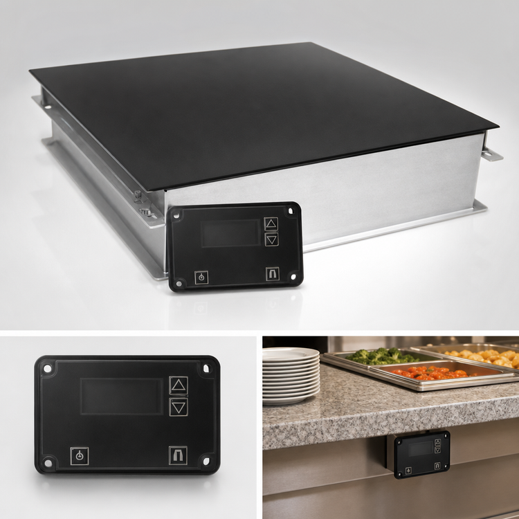 Product image #4 for CookTek Incogneeto Under-Countertop Single-Burner Induction Buffet Unit, 650W, 200-240V