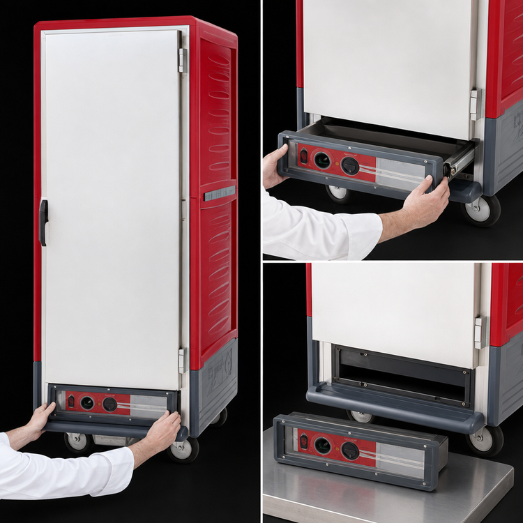 Product image #4 for Metro C5 3 Series Full-Height Heated Holding Cabinet with Solid Door and Universal Wire Slides