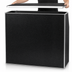 Thumbnail image #4 for 4-Foot Black Marble Laminate Foldable Portable Bar with Removable Aluminum Top