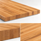 Thumbnail image #4 for John Boos Appalachian OKT-BL4825-V Red Oak Edge-Grain Kitchen Countertop, Varnique Finish, Flat No-Backsplash, 48 x 25 x 1-1/2 Inches