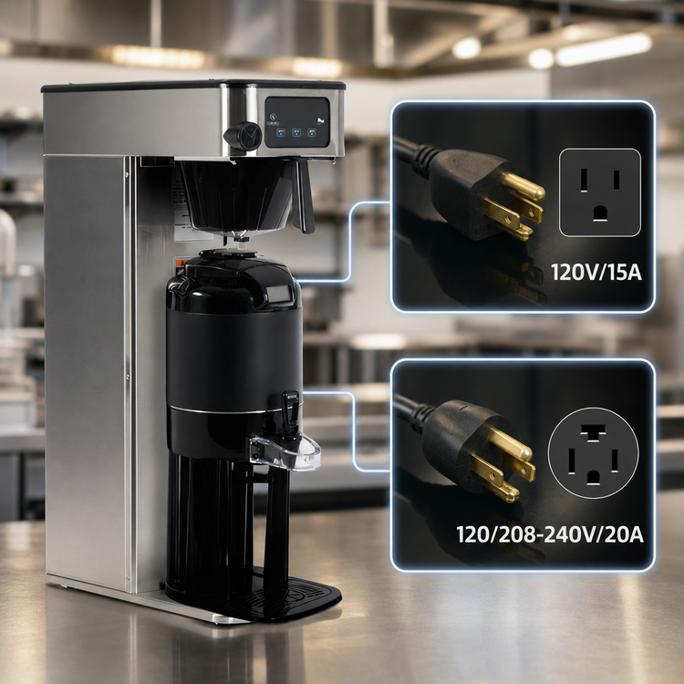 Product image #4 for BUNN Infusion Series Tall Single Automatic Fill Coffee Brewer, Stainless Steel, Dual Voltage Adaptable