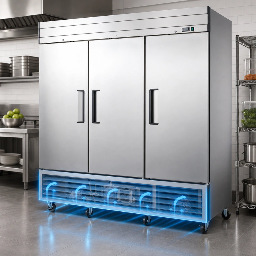 Bottom-Mounted Self-Contained Refrigeration
