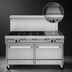 Thumbnail image #4 for Southbend Ultimate 60-Inch Gas Combination Restaurant Range with 6 Star/Sauté Burners and 24-Inch Griddle