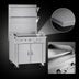 Thumbnail image #4 for Southbend Platinum 18-Inch Heavy Duty Gas Plancha Range with Cabinet Base