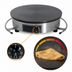 Thumbnail image #5 for Krampouz Single Electric Countertop Crepe Maker with Cast Iron Griddle, 15-3/4 Inch, 120V