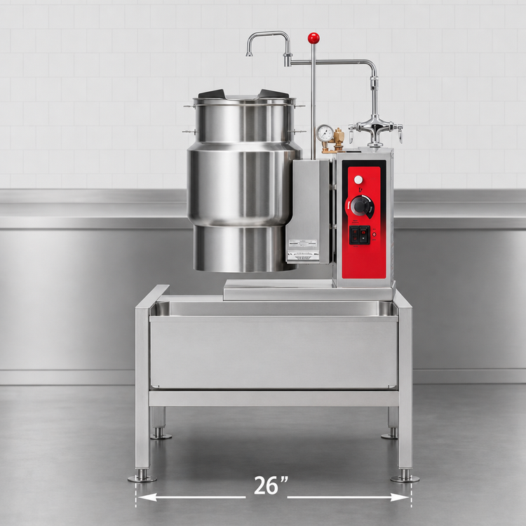 Product image #4 for Vulcan 26-Inch Kettle/Stand Assembly with 6-Gallon Electric Tilting Kettle