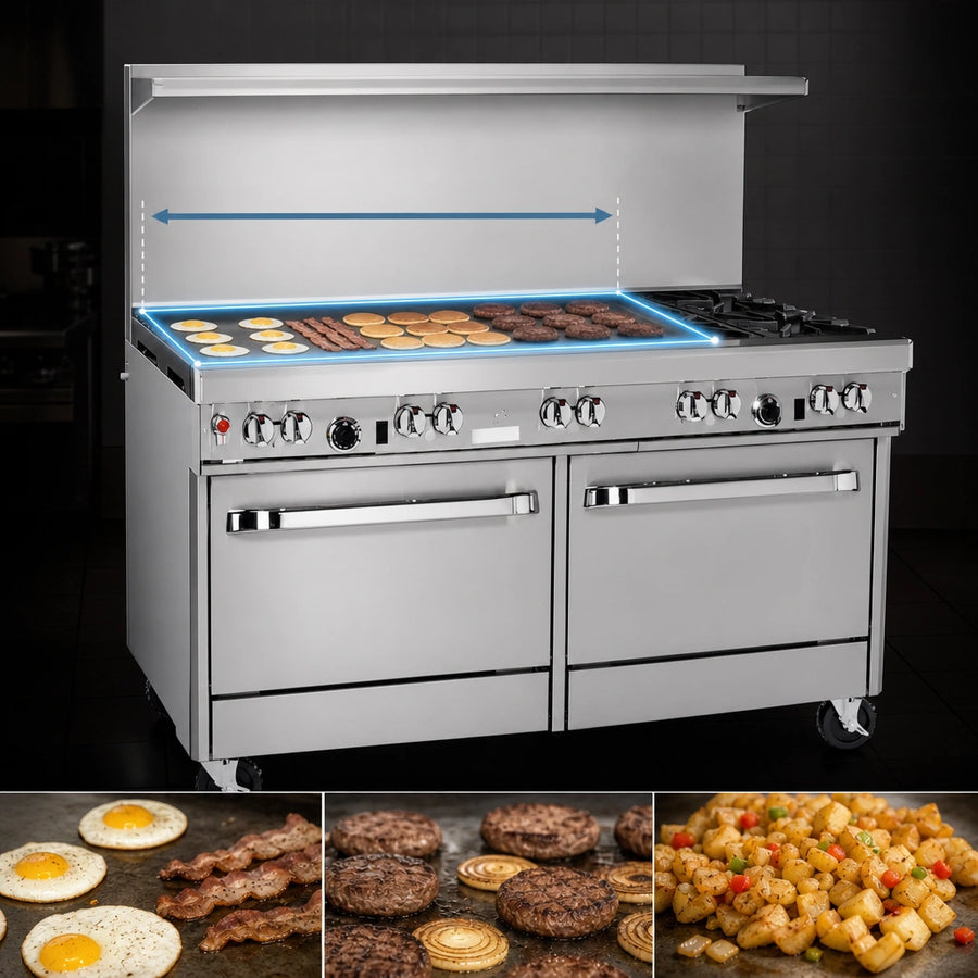 48-Inch Griddle Section