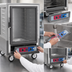 Thumbnail image #4 for Metro C5 3 Series Mobile Half-Height Heated Holding and Proofing Cabinet with Clear Polycarbonate Door, Gray Insulation Armour, and Universal Wire Slides