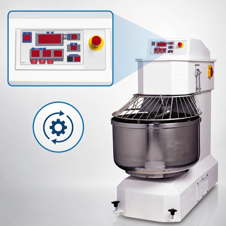 Product image #4 for Doyon AEF050 Spiral Dough Mixer, 175 lb Capacity