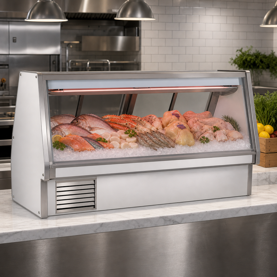 Double-Duty Fish and Poultry Display