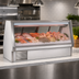 Thumbnail image #4 for Howard-McCray 34E Series Endless Design Double-Duty Fish and Poultry Refrigerated Display Case, 148.5-Inch, Stainless Steel, LED