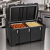 Thumbnail image #5 for Cambro Camcarrier 100MPC Top-Loading Insulated GN Food Pan Carrier, 40 Qt., Black
