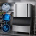 Thumbnail image #5 for Ice-O-Matic Elevation Series Water-Cooled Modular Cube Ice Maker with Self-Contained Condenser, 48-Inch Wide, Full Cube