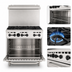 Thumbnail image #5 for Wolf WX36-6BP WX Series 36-Inch 6-Burner Propane Gas Value Range with Standard Oven