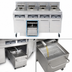 Thumbnail image #4 for Frymaster RE High Efficiency 4-Fryer Electric Fryer Battery with Built-In Filtration, CM3.5 Controller, 4 x 50 lb. Frypots