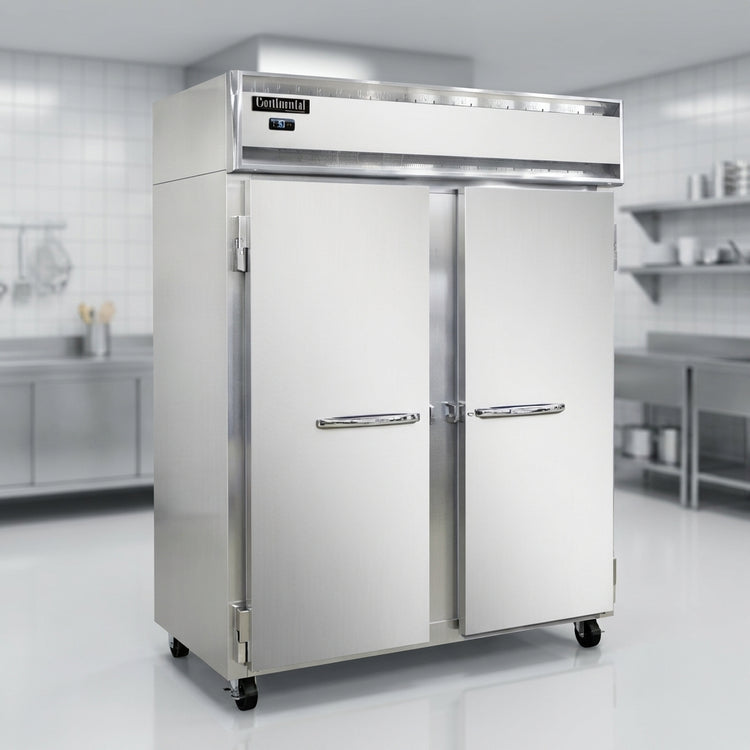Product image #3 for Continental Refrigerator 2FENPT Two-Section Pass-Thru Extra-Wide Commercial Freezer