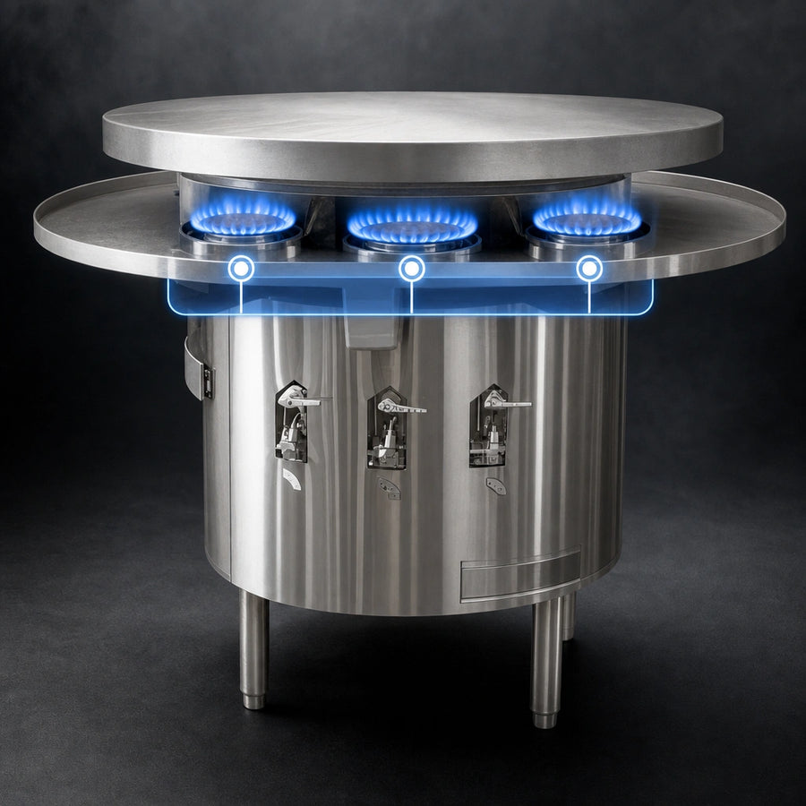 Three Burners