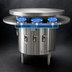 Thumbnail image #4 for Town Equipment 42-Inch Gas Mongolian Barbecue Range with Cast Iron Top and 3 Burners