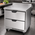 Thumbnail image #4 for Beverage-Air 32-Inch Worktop Refrigerator with 2 Drawers and Foamed-In-Place Backsplash