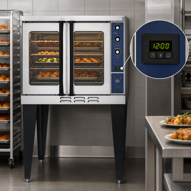 Product image #4 for Duke 613Q-E3XX Single Deck Deep Depth Electric Convection Oven