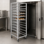 Thumbnail image #4 for Channel Manufacturing 403S-OR Stainless Steel Single-Section No-Lift End-Load Bun Pan Oven Rack, 12-Pan