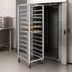 Thumbnail image #4 for Channel Manufacturing 304 Stainless Steel Single-Section No-Lift End-Load Bun Pan Oven Rack, 12-Pan Capacity