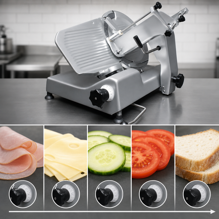 Product image #4 for Univex Premium Series 13-Inch Manual Gravity Feed Commercial Slicer