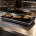 Thumbnail image #4 for Hatco Heated Black Glass Warming Shelf, 72-Inch Portable Freestanding Unit with Thermostatic Control