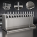 Thumbnail image #4 for SB1238-KR Underbar Glycol-Cooled Draft Beer Dispenser with Integral Drip Tray and 12 Faucets