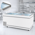 Thumbnail image #4 for Turbo Air TFS-25F-N Top Open Island Chest Freezer, 25.22 Cu. Ft., Flat Top, Sliding Glass Doors