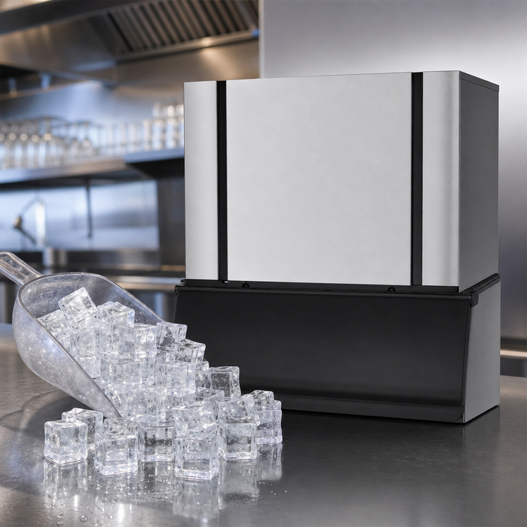 Product image #5 for Ice-O-Matic Elevation Series 48-Inch Water-Cooled Modular Full Cube Ice Maker, 1,560 lb/Day