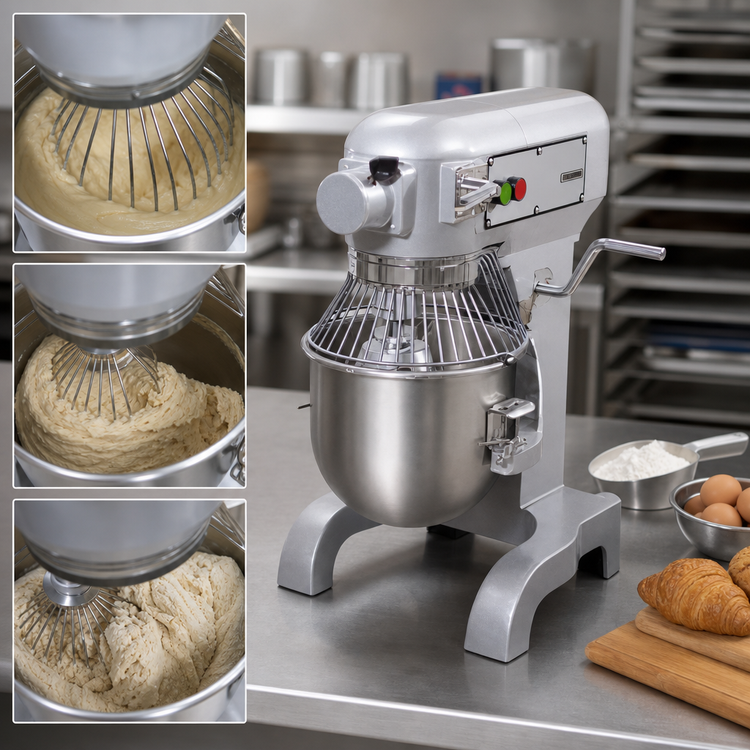 Product image #4 for Primo PM-10 10 Quart Benchtop Planetary Mixer, 3-Speed, 120V, #12 Hub