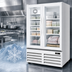 Thumbnail image #4 for Excellence GDF-15 Two-Section Low-Temp Glass Door Freezer, 36-Inch, Bottom-Mount Self-Contained, White