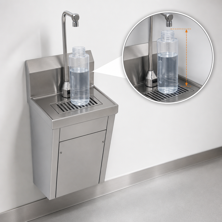Product image #4 for Eagle Group Wall-Mounted Hands-Free Bottle Filler Station with 8-Inch Clearance and 15,000-Gallon Filtration Kit