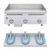 Thumbnail image #5 for Vulcan 36-Inch Heavy Duty Countertop Gas Griddle with 1-Inch Steel Plate, 3 Burners, and Drawer
