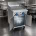 Thumbnail image #4 for Comstock-Castle F32-2LB 24-Inch Gas Char-Broiler Range with Open Front Cabinet Base, Lava Rock Broiler and Stainless Steel Exterior