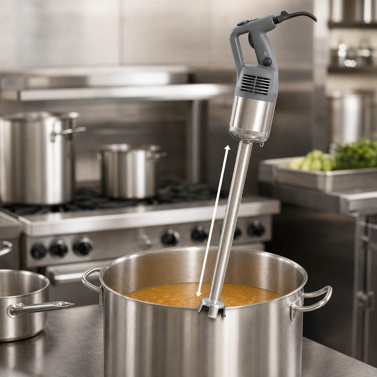 Product image #4 for Robot Coupe MP450VV Commercial Hand-Held Power Mixer / Immersion Blender with 18-Inch Stainless Steel Shaft