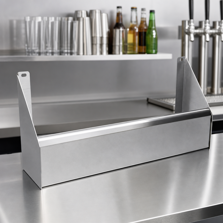 Product image #4 for CHOICE Single Speed Rail, 48 Inch W x 5 Inch D, Stainless Steel