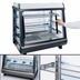 Thumbnail image #4 for Winco 26-1/2 Inch Countertop Heated Display Merchandiser with 3 Adjustable Shelves