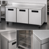 Thumbnail image #4 for Hoshizaki Steelheart 72-Inch Three-Section Worktop Refrigerator