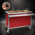 Thumbnail image #4 for Director's Choice DCS3-HS 50 Inch Mobile Heated Surface Unit with Holly Berry Red Laminate
