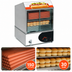 Thumbnail image #5 for Nemco Roll-A-Grill Countertop Over-and-Under Hot Dog Steamer/Bun Warmer, 150 Hot Dogs and 30 Buns, 230V